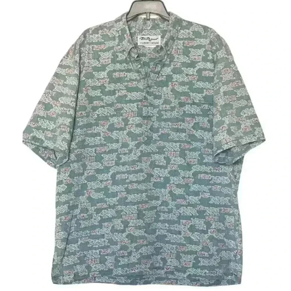 Tori Richard Men's Short Sleeve Button Down Size L - Picture 1 of 4